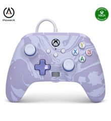 PowerA Enhanced Wired Controller - Xbox Series X/S - Lavender Swirl