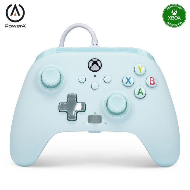 PowerA Enhanced Wired Controller - Xbox Series X/S - Cotton Candy Blue