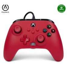 PowerA Enhanced Wired Controller - Xbox Series X/S - Artisan Red