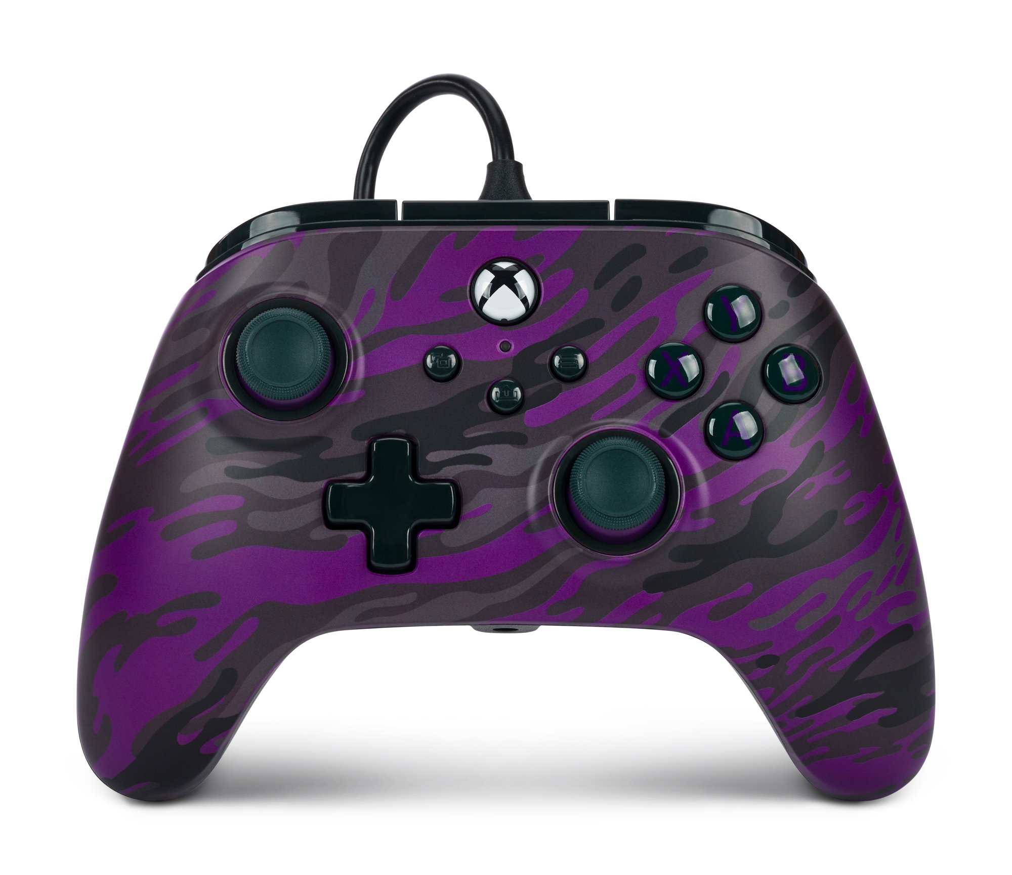 PowerA Advantage Wired Controller - Xbox Series X/S - Purple Camo - Videospill og konsoller