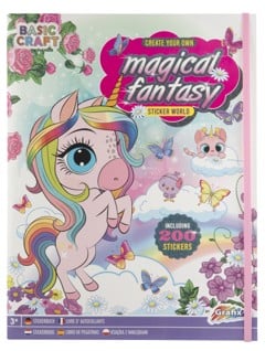 Grafix - Magical Fantasy Sticker World Book (200 pcs) (100074)