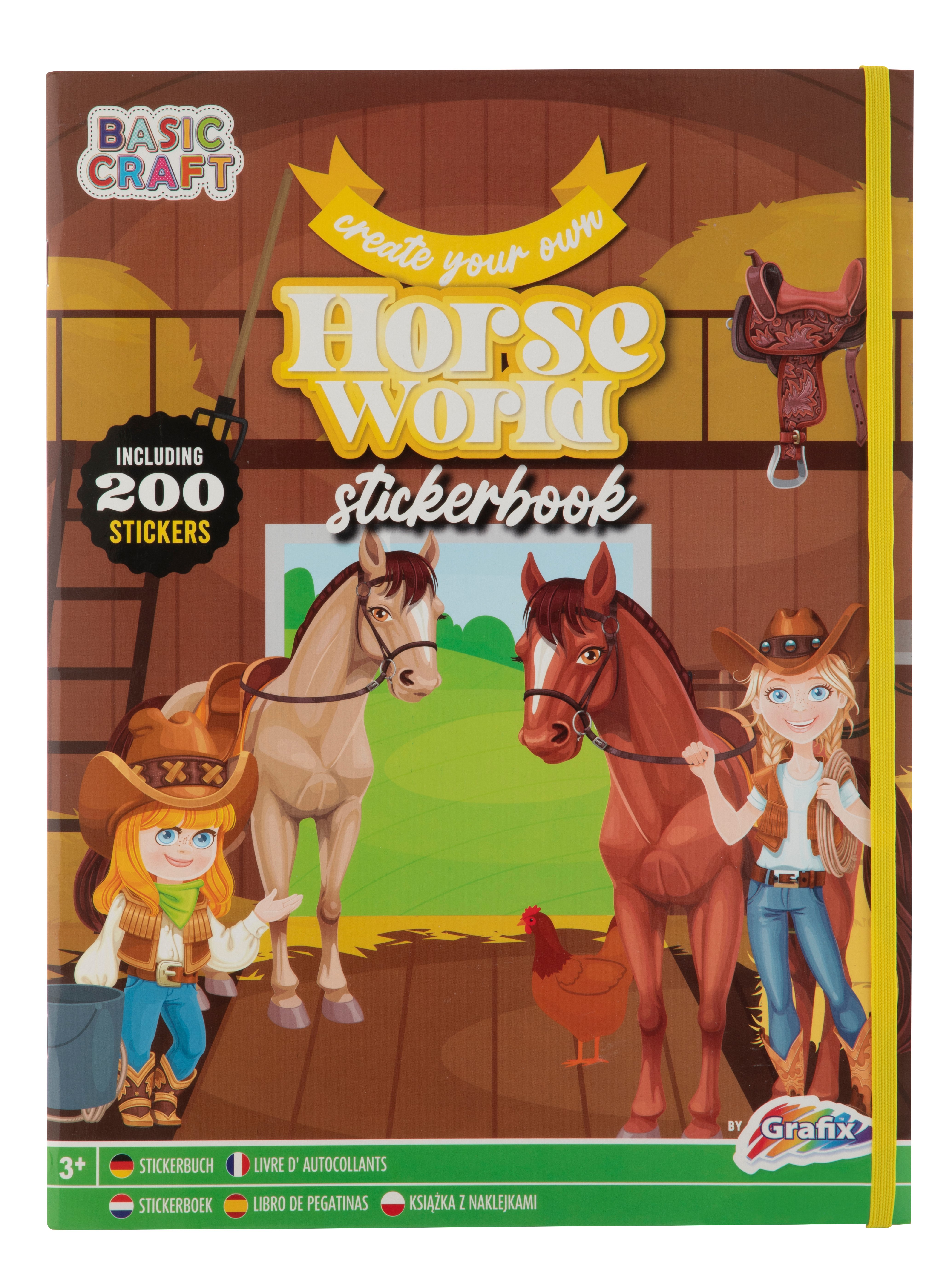 Grafix - Magical Horse Sticker World Book (200 pcs) (100075)
