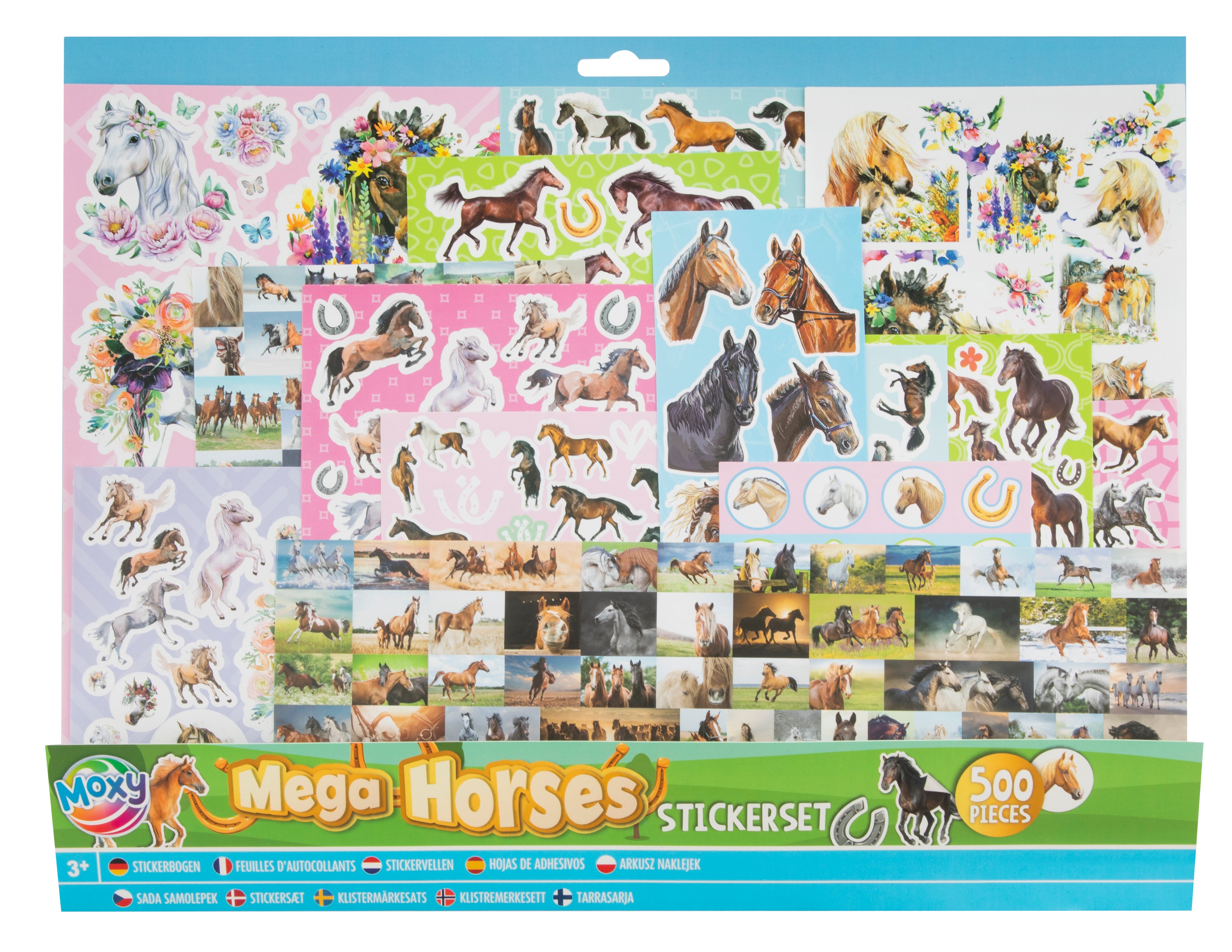 Moxy - Mega Sticker Set Horse (500 pcs)(100080) - Leker