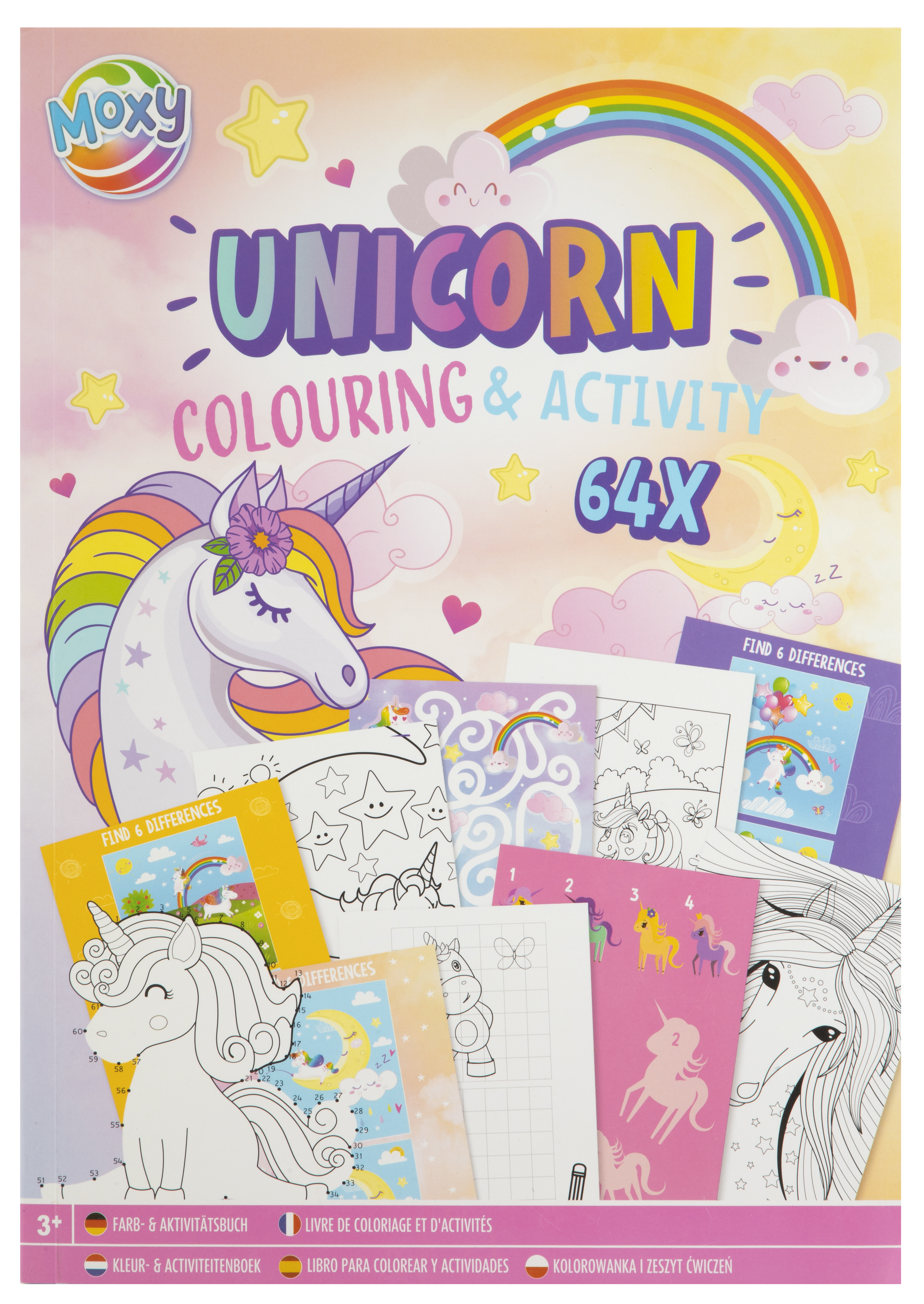Moxy - Colouring&Activity Book - Unicorn (150068) - Leker