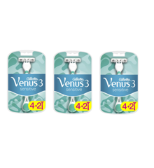 Gillette - 3 x Venus Sensitive Disposable Blades 6 pcs