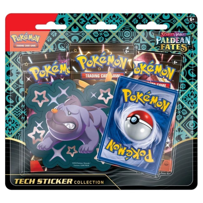 Pokemon - Scarlet & Violet Paldean Fates - Tech sticker collection - Maschiff