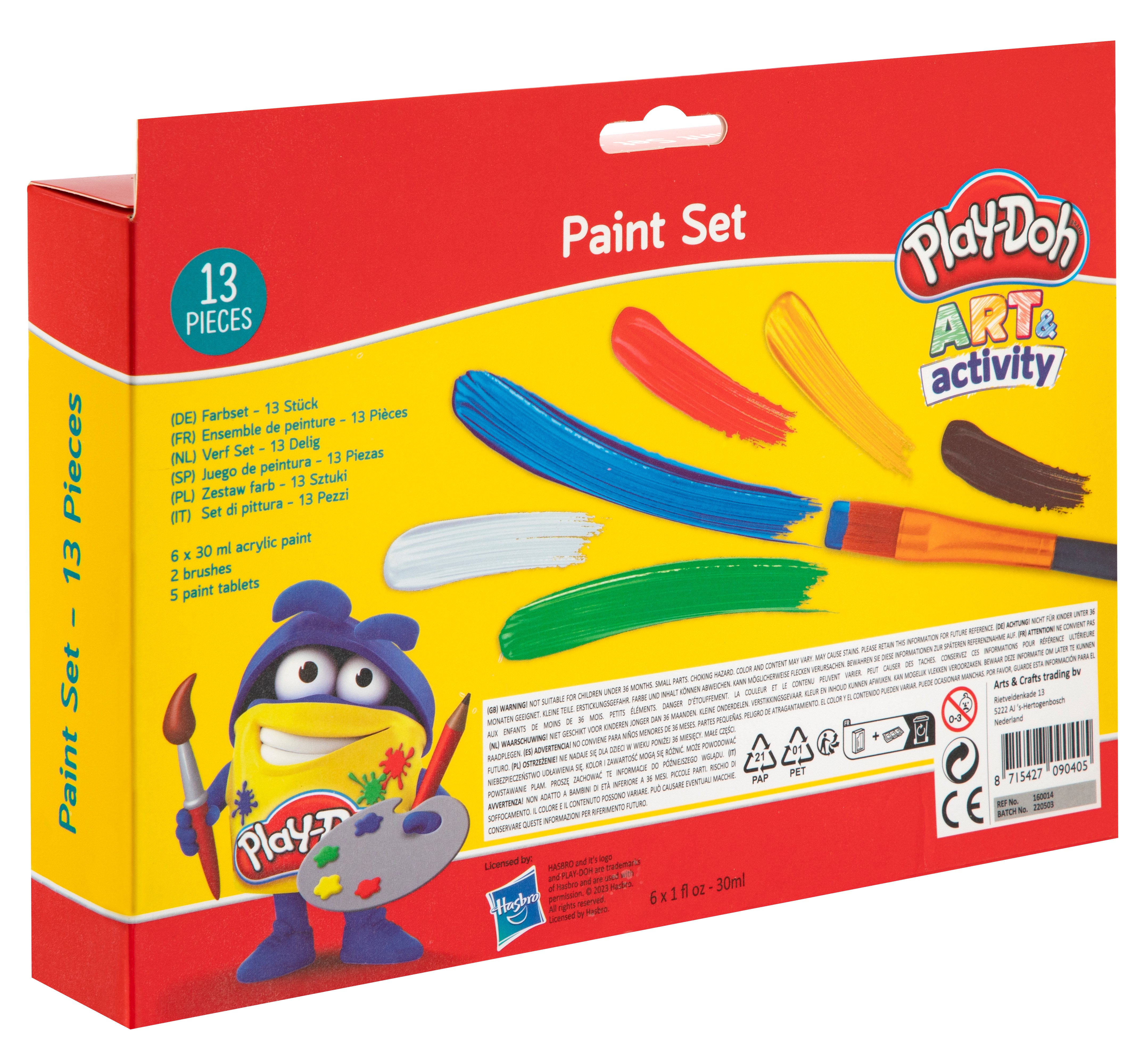 Play-Doh - Acrylic Paint Set (160014) - Leker