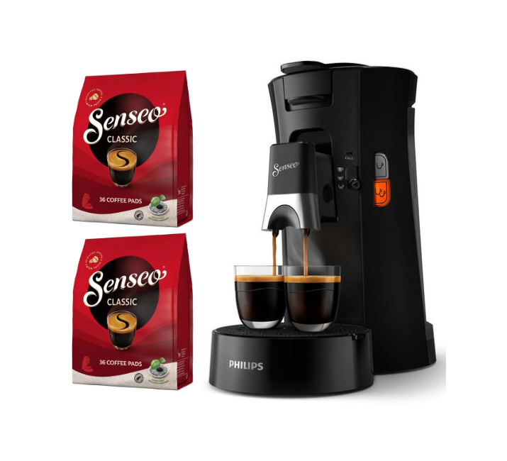 Senseo - Select Black + Classic Coffee Pads (36 Pcs) (Bundle)