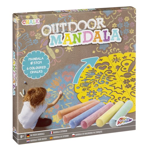 Grafix - Outdoor Mandala - 6 pcs chalk (610002)