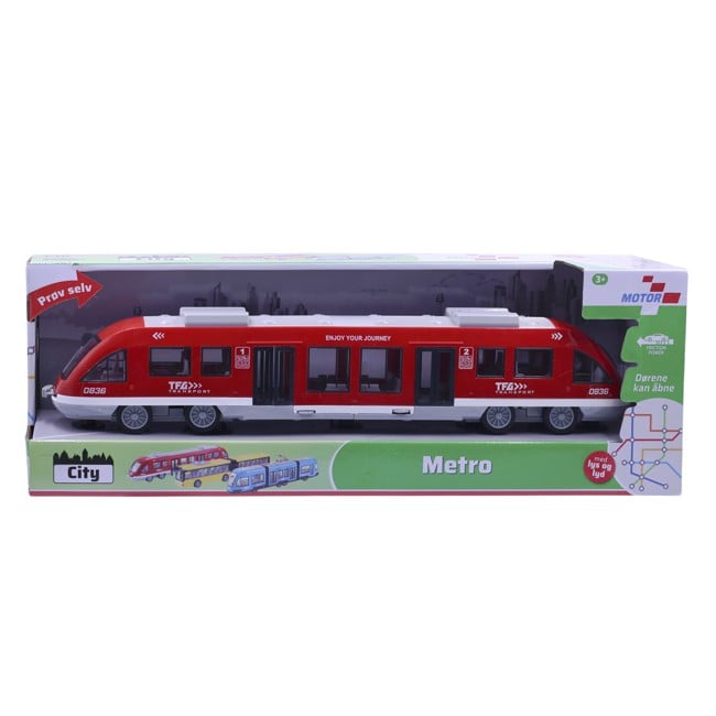 Motor City - Metro m/lys og lyd (45 cm)