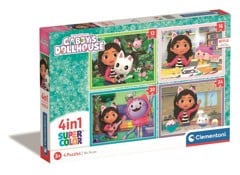 Clementoni - Gabby's Dollhouse - 4 in 1 Puzzle (21524)