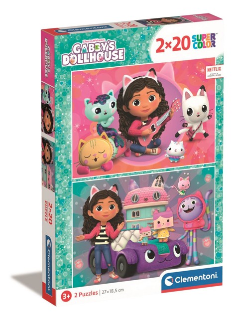 Clementoni - Gabby's Dollhouse - 2x20 Puzzle (24802)