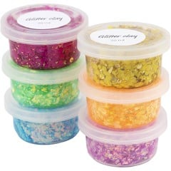 DIY Kit - Glitter Clay 6 pcs. (78746)