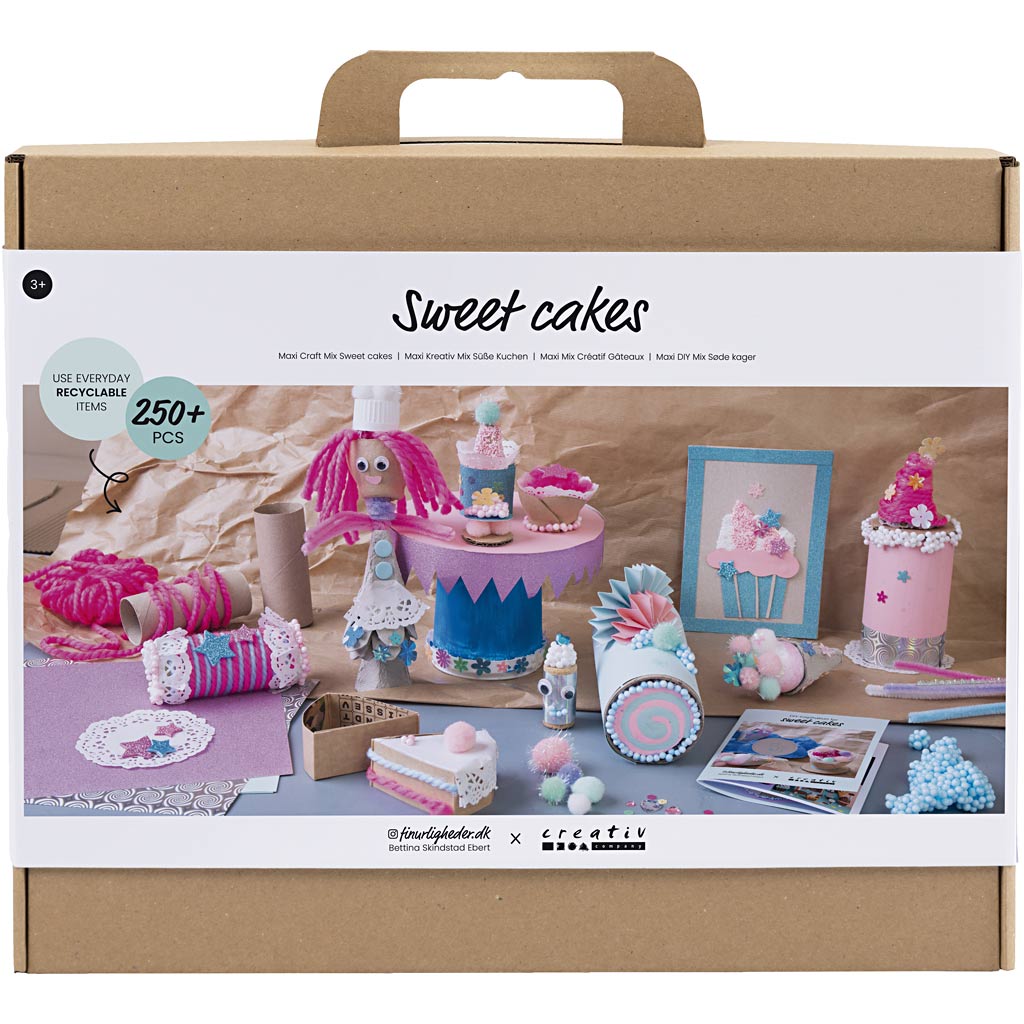 DIY Kit - Maxi Craft Mix Sweet Cakes (977643) - Leker