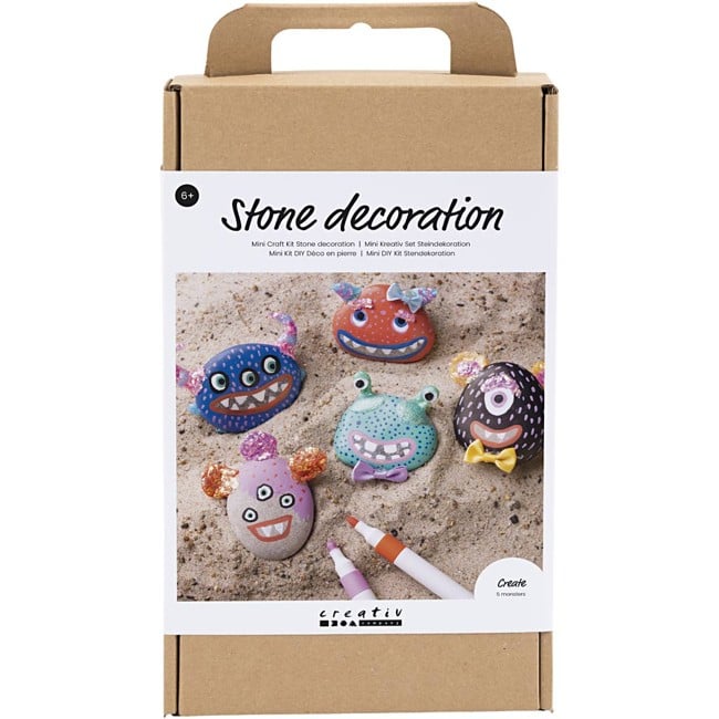 Craft Kit - Stone Decoration - Monster (977677)