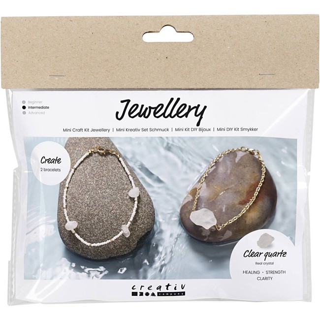 Mini Craft Kit - Jewellery - Rock Crystal Bracelet (977692)