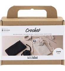 Mini Craft Kit - Crochet - Bag With Rose (977633)