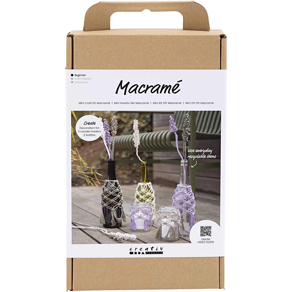 Craft Kit Macramé - Glass Decoration (977626) - Leker