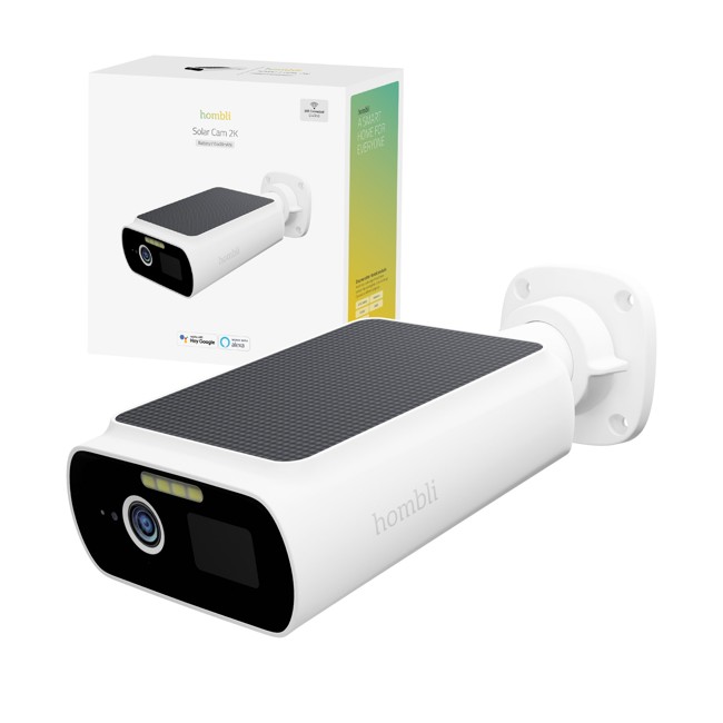 Hombli - Smart Solar Cam 2K, White