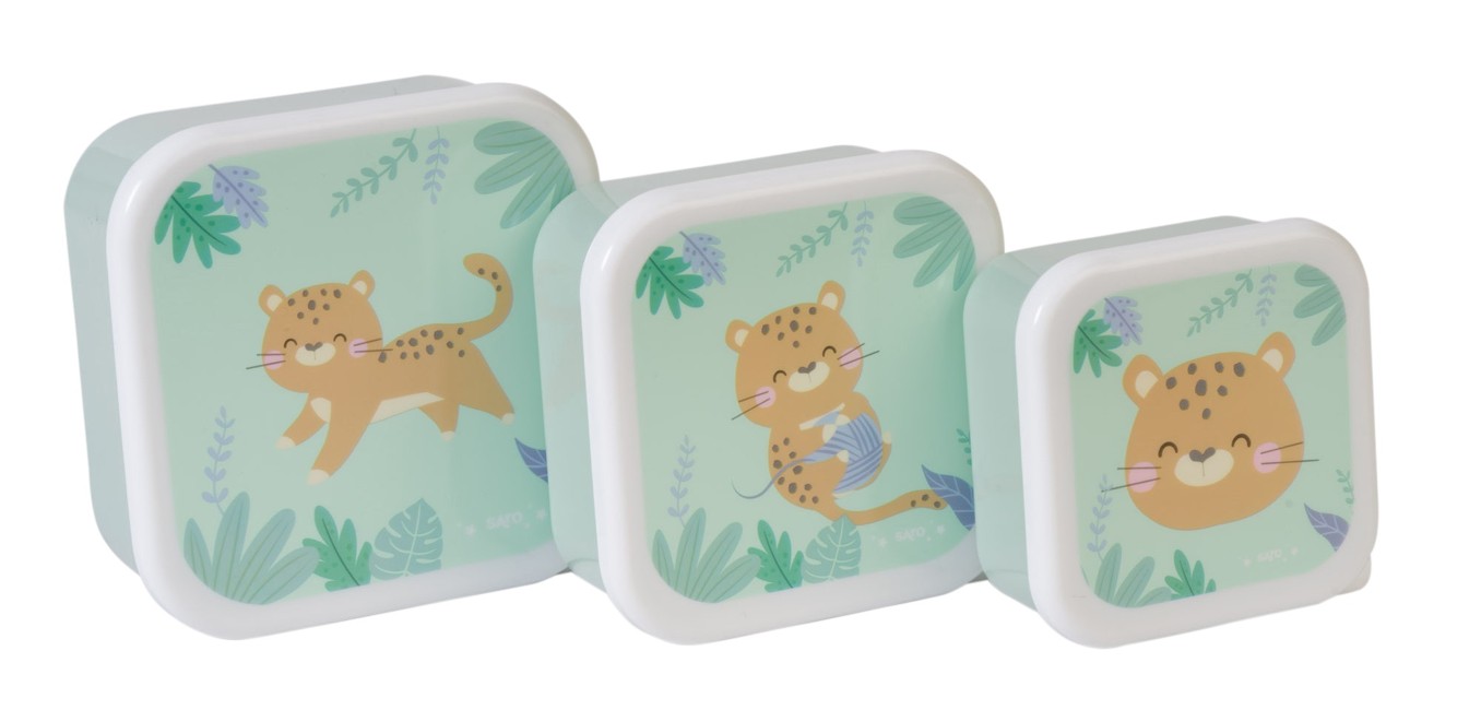 SARO Baby - Set of 3 Lunch Boxes Hunter Mint