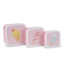SARO Baby - Set of 3 Lunch Boxes Pink (SAO70006)