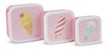 SARO Baby - Set of 3 Lunch Boxes Pink thumbnail-1