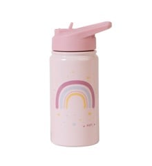 SARO Baby - Thermoflaske med Sugerør Pink 350 ml