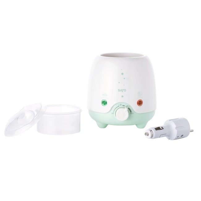 SARO Baby - Style Home and Car Bottle Warmer White (SAO2722)