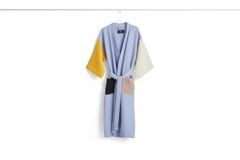 HAY - Waffle Bathrobe - Blue Multi