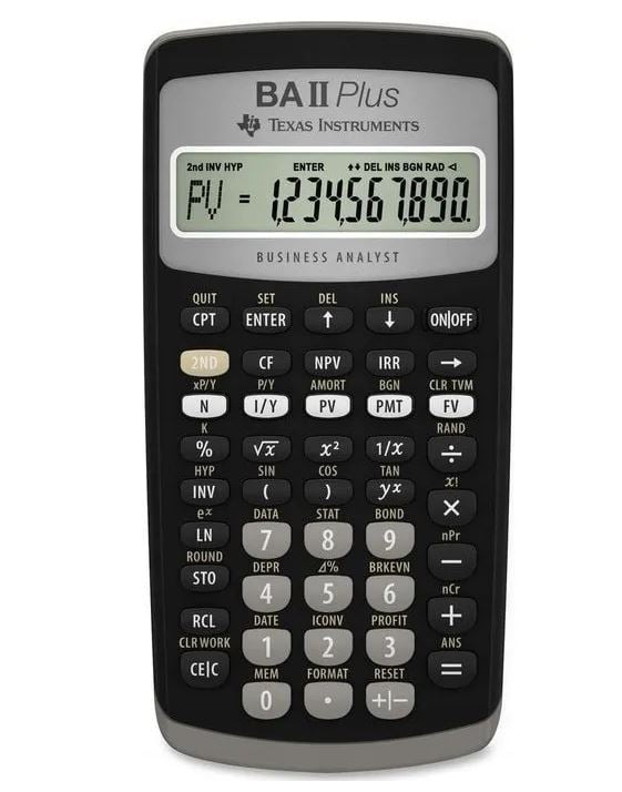 Texas Instruments - BAll Plus Financial Calculator UK Manual - Kontor og skoleutstyr