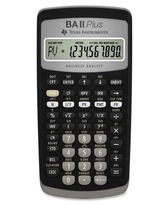 Texas Instruments - BAll Plus Financial Calculator