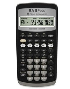 Texas Instruments - Ball Plus finansiel lommeregner