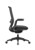 Kontorsstol med nätrygg i svart inkl. armstöd_justerbar stol thumbnail-4
