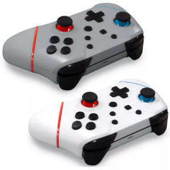 Hyperkin Nuchamp Wireless Controller - Switch/Oled (2in1 Pack) (White, Wizard Silver)