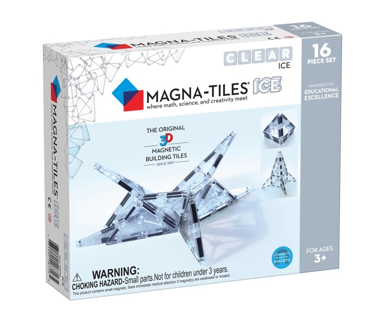 MAGNA-TILES® Clear ICE 16 stk udvidelsessæt