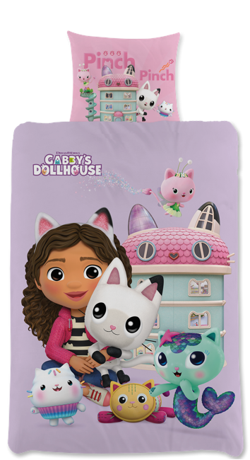 Bed Linen - Junior Size -  Gabby's Dollhouse (GD80002 )