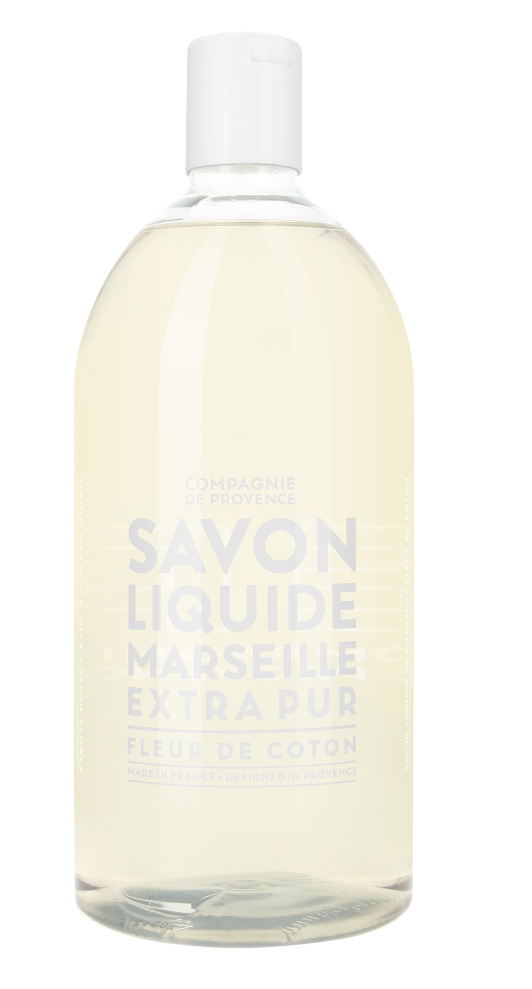 COMPAGNIE DE PROVENCE - Liquid Marseille Soap Cotton Flower Refill 1000 ml - Skjønnhet