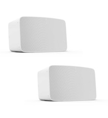 Sonos - 2xFive Wireless Multiroom Speaker White - Bundle