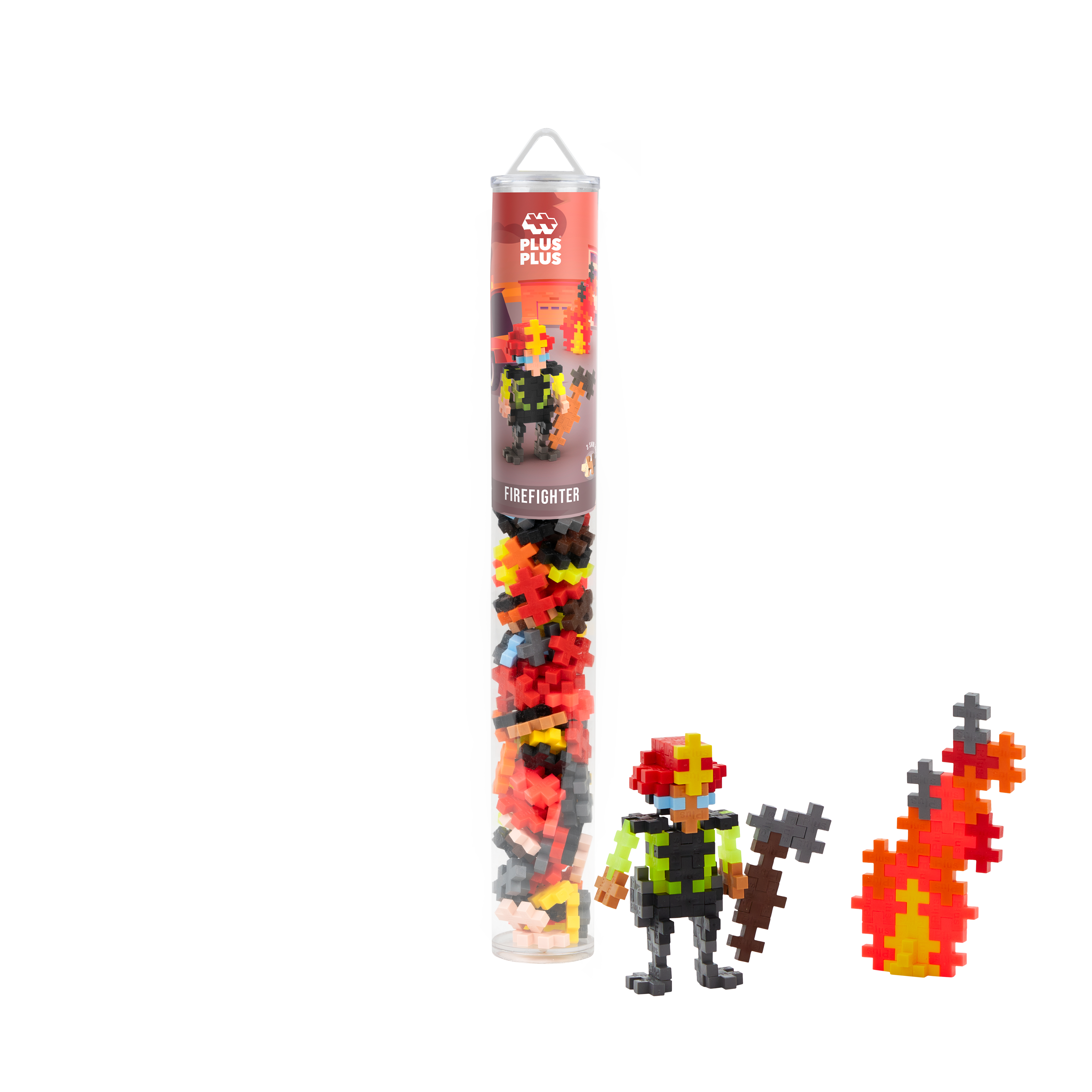 Plus-Plus - Firefighter / 100 pcs Tube (4294)