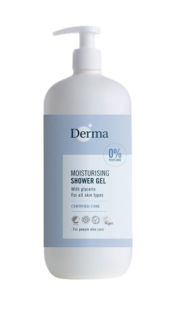 Derma - Family Moisturising Shower Gel 1000 ml - Duschgel