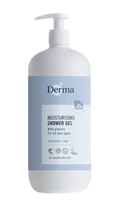 Derma - Family Moisturising Shower Gel 1000 ml - Duschgel