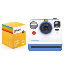 Polaroid - Now Gen 2 Camera Blue + Color film I-Type 40-pack - Bundle