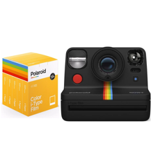 Polaroid - Now + Gen 2 Camera Black + Color film I-Type 40-pack - Bundle