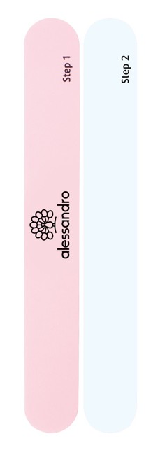alessandro - Quick Shine Polish File White/Pink