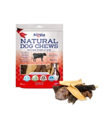 Frigera - BLAND 3 FOR 108 - Natural Dog Chews Okse nibble Mix 250gr
