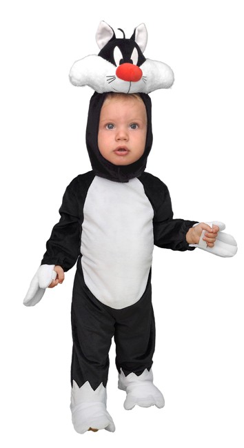 Sylvester the Cat Baby Costume Ages 2-3 (11712.1-2)