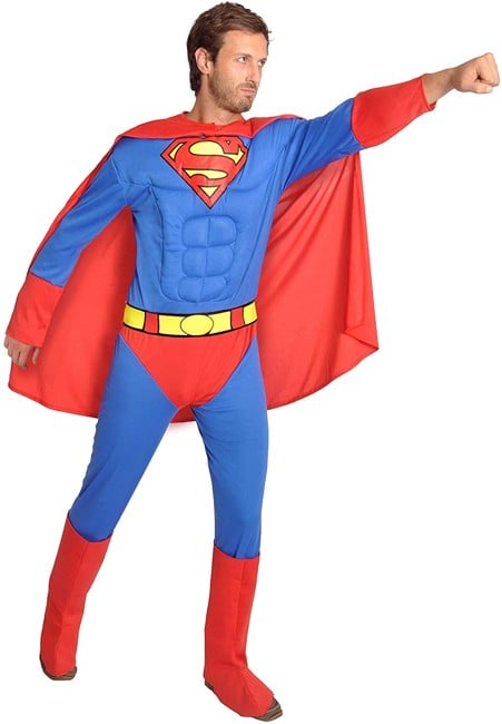 Superman Costume w/Muscles Adult (11684.4)
