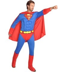 Superman Costume w/Muscles Adult (11684.4)