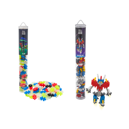 Plus-Plus - Mecha Bot & Glow Mix (Bundle)