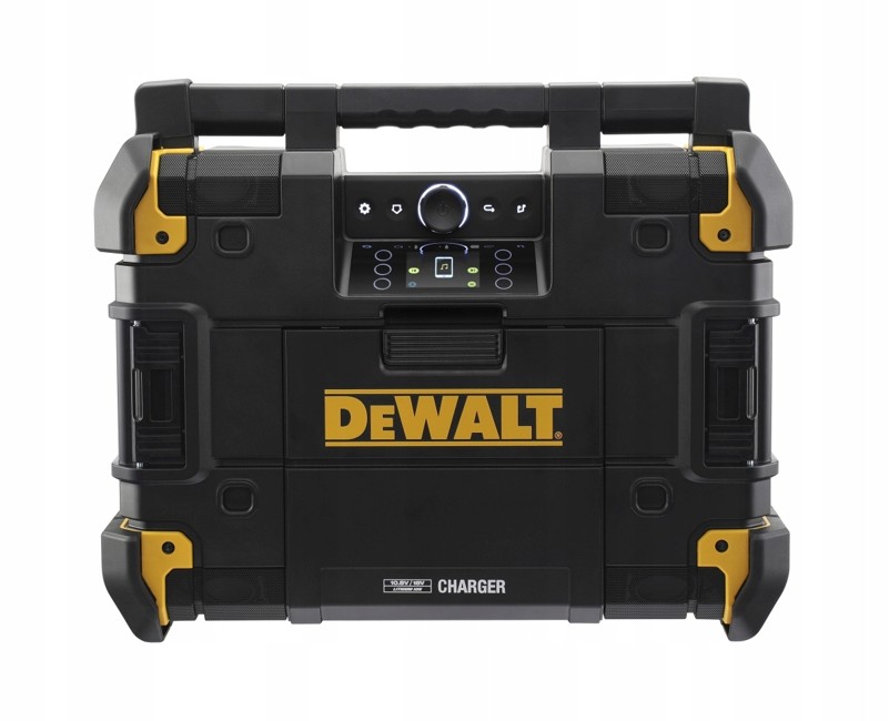 DeWALT TSTAK Akku- und Netzradio DWST1-81078-QW mit Ladefunktion, USB, AUX, DAB+